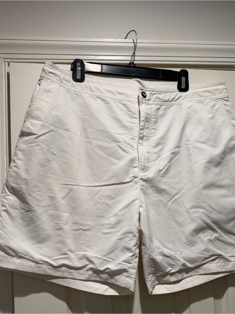 Paper Planes Men's Classic White Windbreaker Drawstring Shorts XL